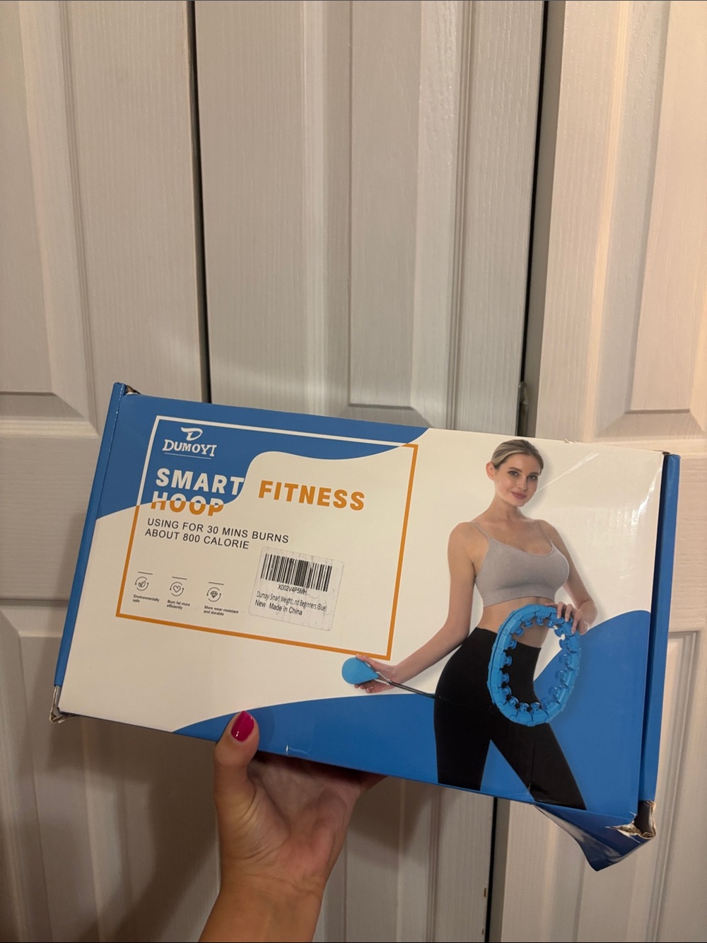 Dumoyi Smart Fitness Hoop - Blue